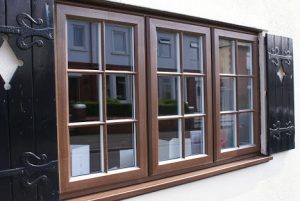 پنجره upvc ثابت لمینیت